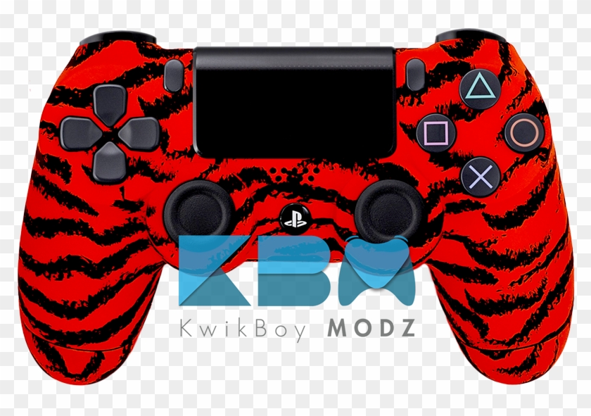 Tiger Camo Custom Controller Red Add To Cart Buy Png Ps4 Custom Controller Galaxy Transparent Png 800x511 Pngfind
