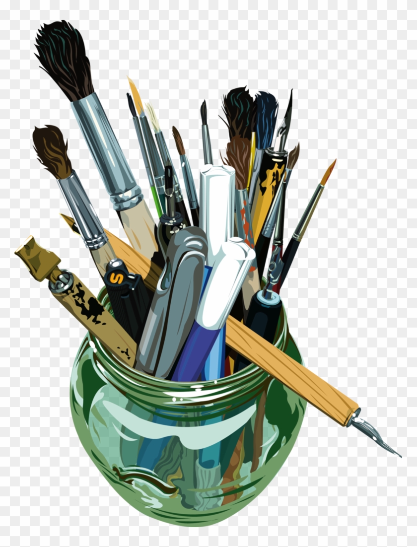 Drawing Tools Png Art Drawing Tools Png, Transparent Png 781x1022