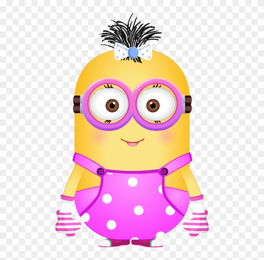 pink minion dress Minions Clipart Pink Dress - Pink Minions, HD Png Download - 700x778(#3266819)
