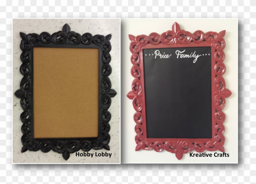 Redesigned A Hobby Lobby Frame From Corkboard To Chalkboard Picture