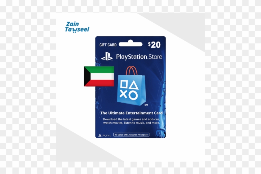 Playstation 20 Kuwaiti Psn Gift Card 10 Usd Hd Png Download