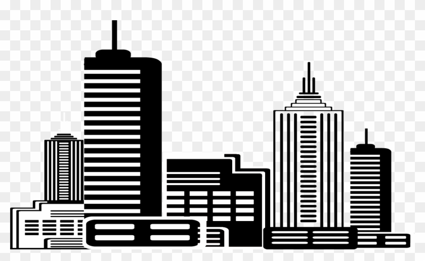 Source - 3 - Bp - Blogspot - Com - Report - City Clipart - Cartoon  Buildings Black And White, HD Png Download - 1427x809(#3287944) - PngFind
