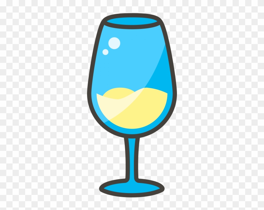 White Wine Glass Emoji Icon Gelas  Png Transparent Png 