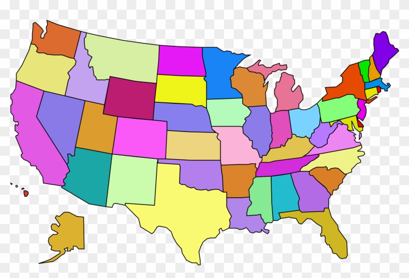 Usa Map Png Cartoon Map Of The Us Transparent Png 2400x1846