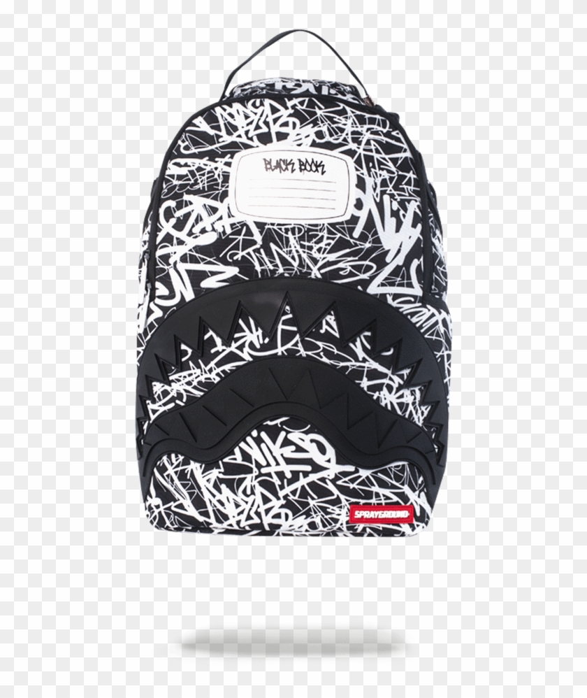 Sprayground van gogh shark backpack top