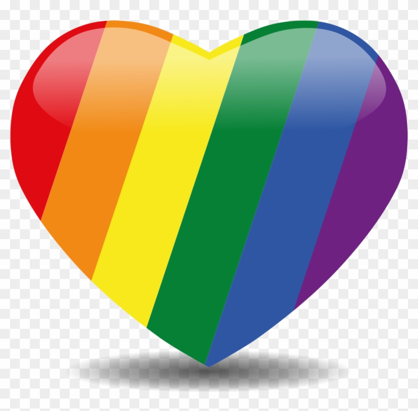 Pride Heart - Rainbow Heart Transparent Background, HD Png Download -  1024x1024(#331704) - PngFind