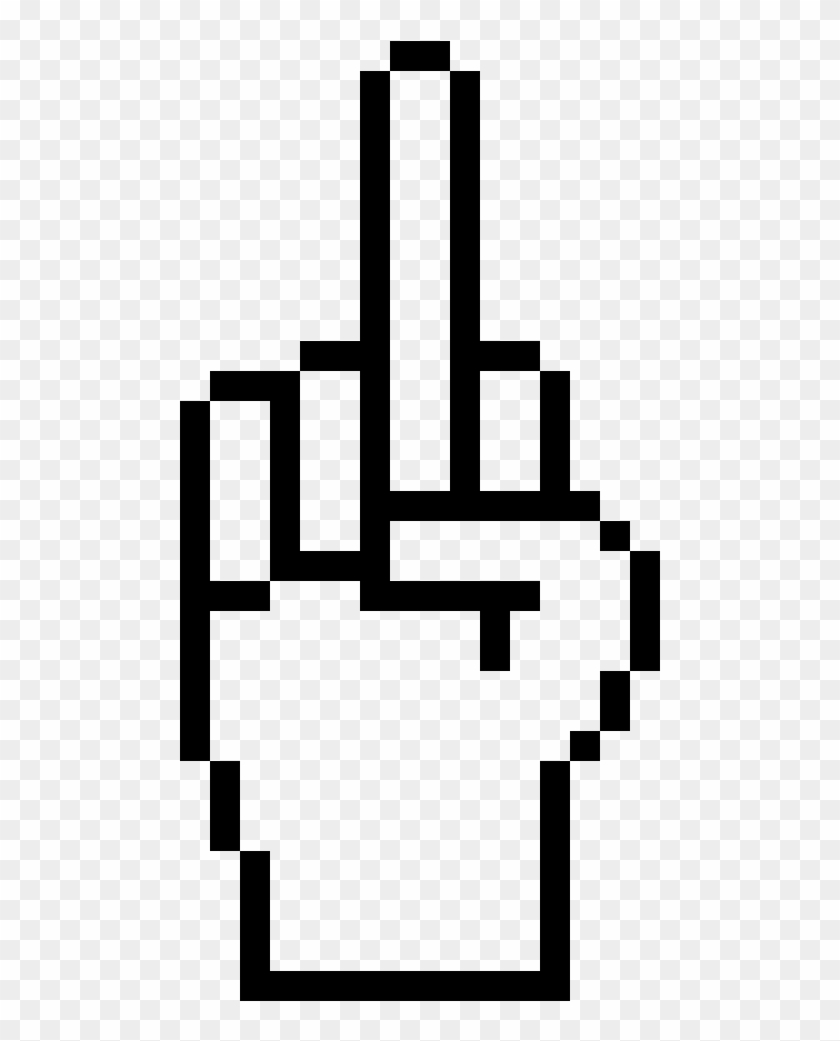Gta Middle Finger Cursor Png Smiley Emoji Pixel Art Transparent Png 481x961 331779 Pngfind - roblox middle finger emoji