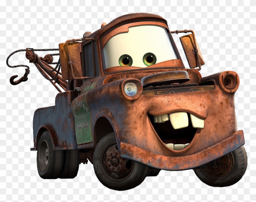 rusty car from lightning mcqueen