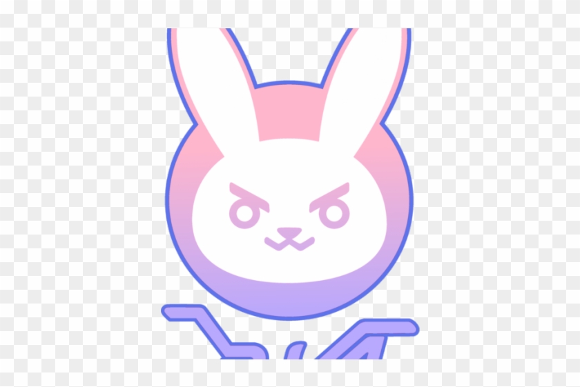 Dva Rabbit Icon Aesthetic Clipart Dva - Dva Bunny Logo, HD Png Download - 640x480 ...