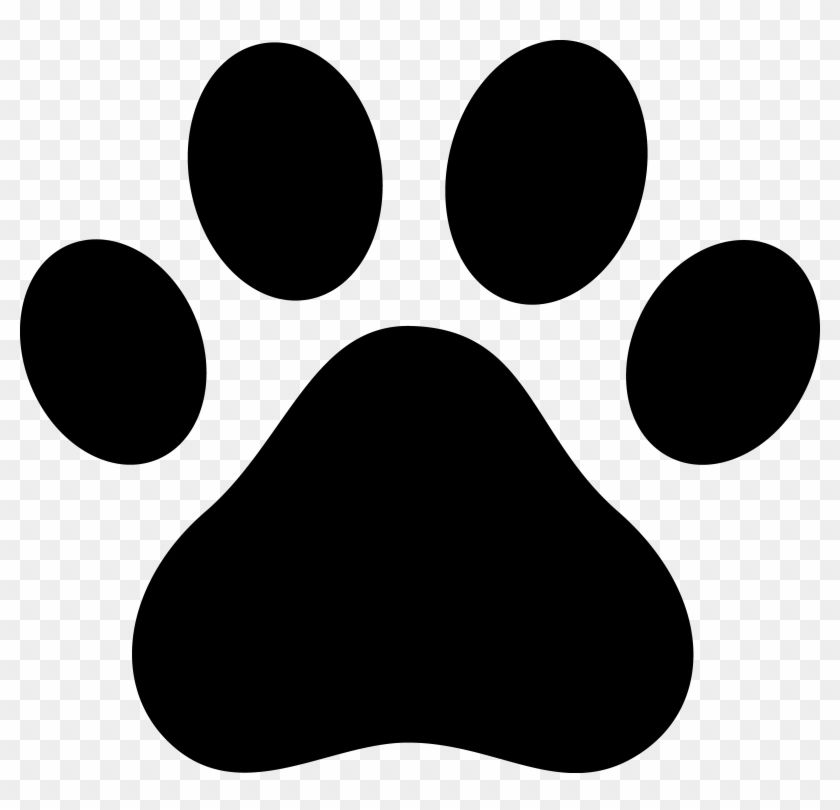 Medium Resolution Of Dog Paw Clip Art Black Paw Print - Dog Paw Print