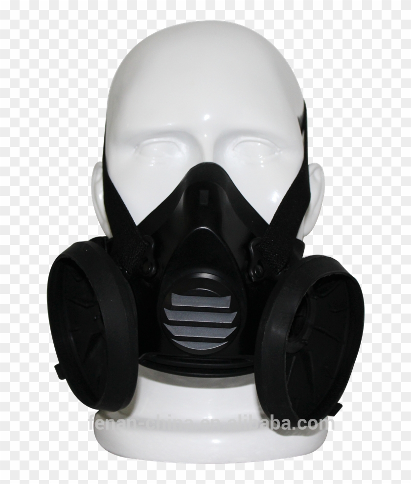 Download Double Canister Gas Mask Industrial Face Mask Half Gas Mask Hd Png Download 1000x1000 338789 Pngfind