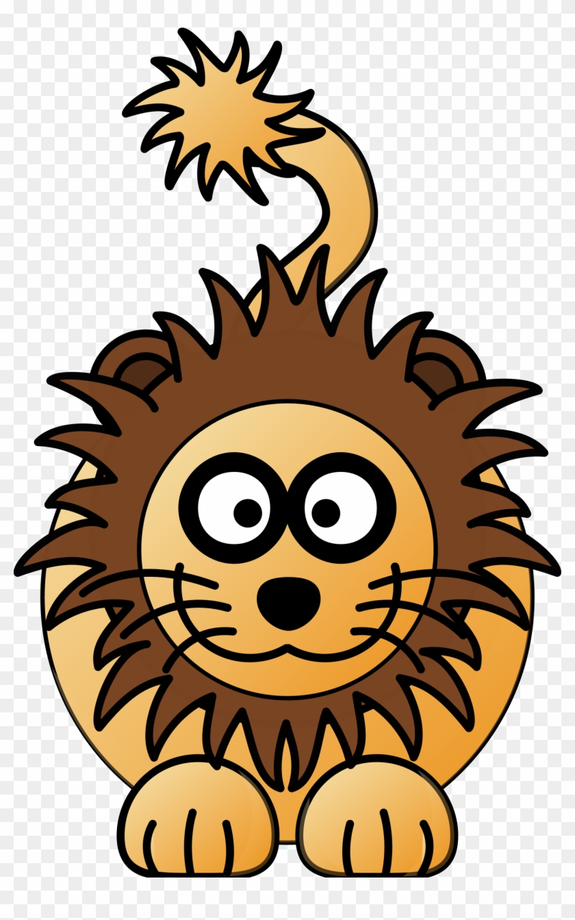 Lion Cartoon Drawing - Lion Cartoon Clip Art, HD Png Download -  1547x2400(#3302257) - PngFind