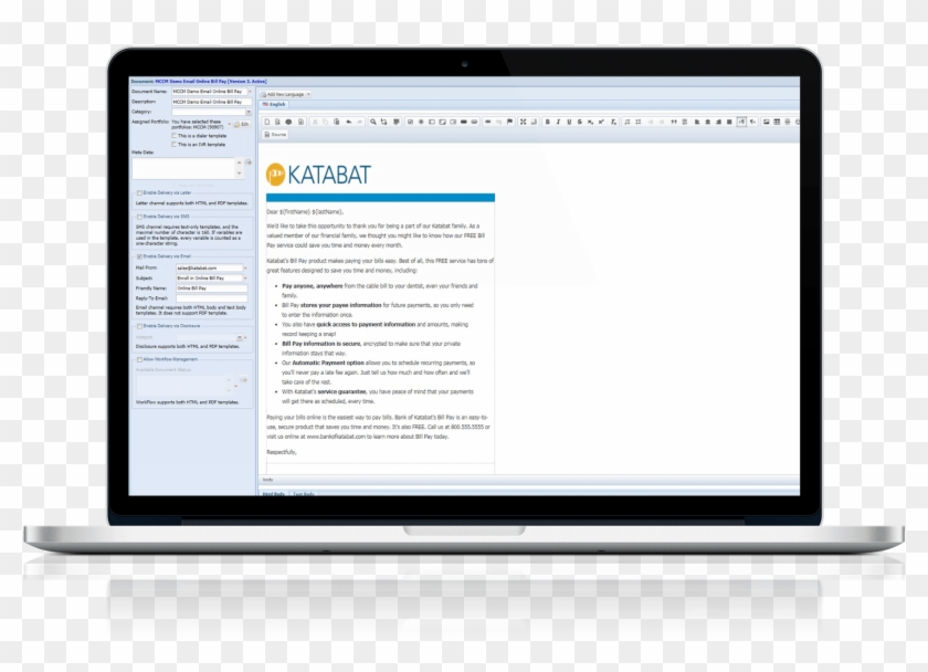 Digital Engagement Min Banner Ad On Desktop Hd Png Download