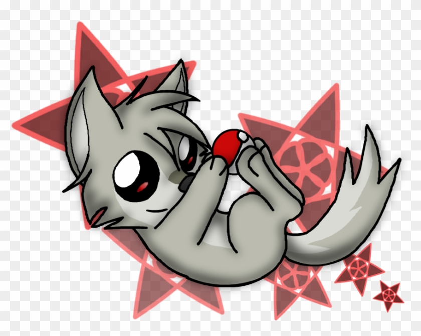 Grey Puppy By Wolves  Anime Wolf Transparent Background HD Png Download   Transparent Png Image  PNGitem