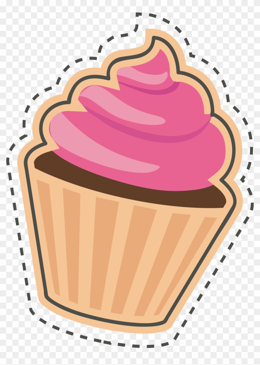 Cupcake Stickers PNG Transparent Images Free Download, Vector Files