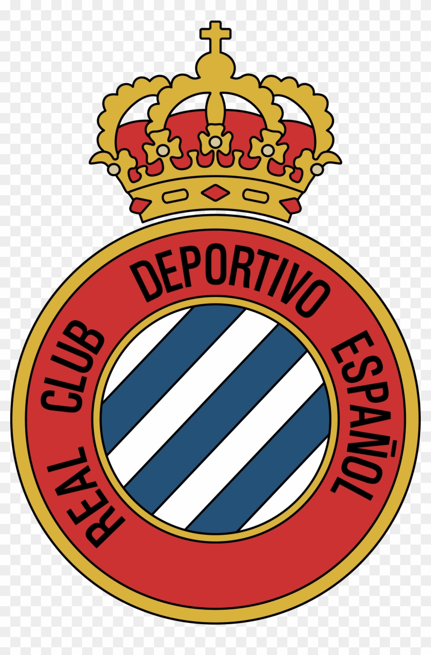 Rcd Espanyol Barcelona - Real Club Deportivo Español Logo, HD Png Download  - 1741x2561(#3343175) - PngFind
