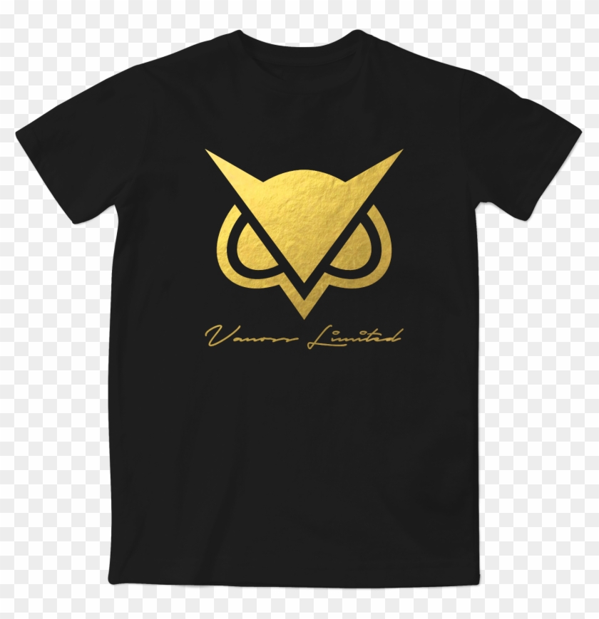 Limited Edition Vanoss Gold Foil Logo T Shirt Vanoss Limited Hd Png Download 600x593 3343268 Pngfind - roblox vanoss shirt