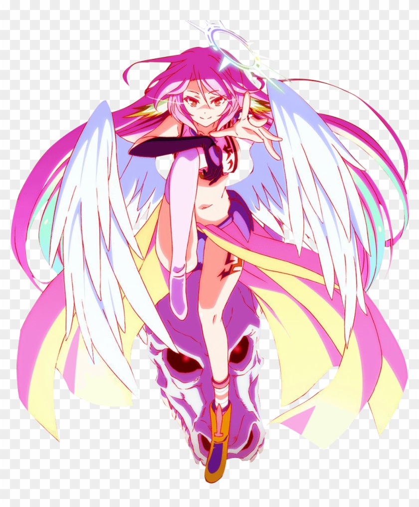 no game no life jibril (no game no life) angel no bra tattoo