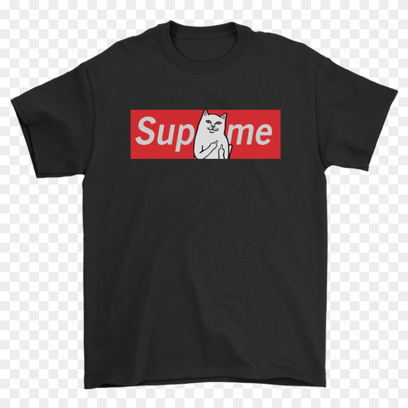 supreme middle finger tee