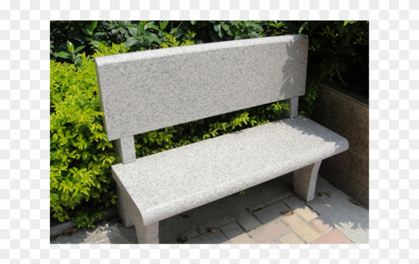 Outdoor Free Standing Granite Garden Stone Bench Hd Png Download