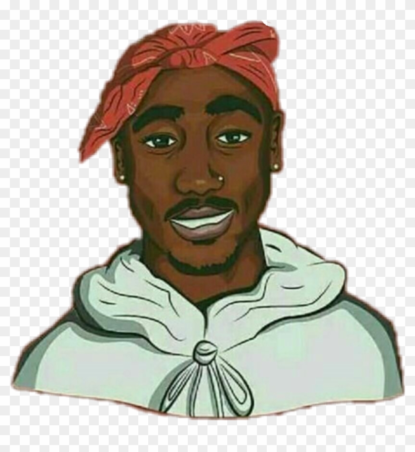 2pac Sticker 2pac Cartoon Png Transparent Png 823x834 3360723 Pngfind