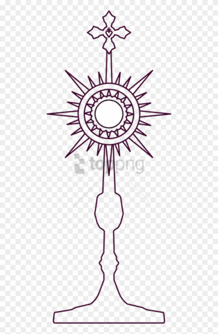 Free Png Download Monstrance Png Png Images Background - Circle ...