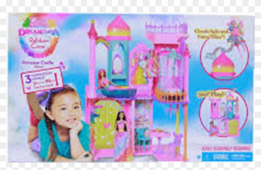 Dpy39 Barbie Princes Castle Basic - Barbie Rainbow Cove Princess Castle Playset, HD Png Download
