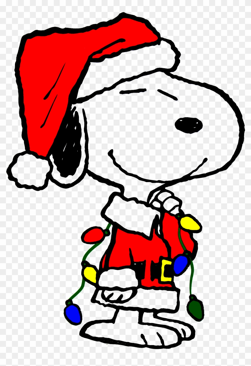 Christmas Clipart Snoopy - Clip Art Snoopy Christmas, HD Png Download