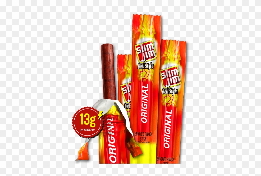 Slim Jim Deli Style Smoked Meat Stick Original Flavor - Slim Jim, HD