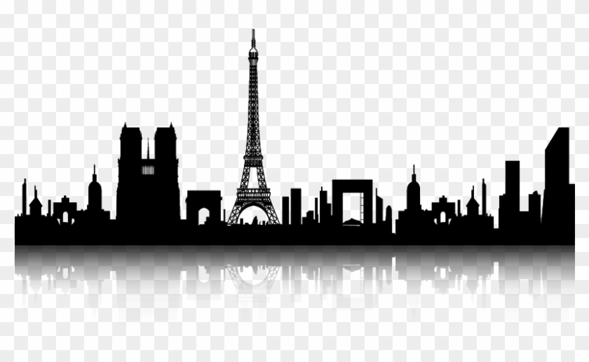 Paris Clipart - Paris Clipart Black And White, HD Png Download ...