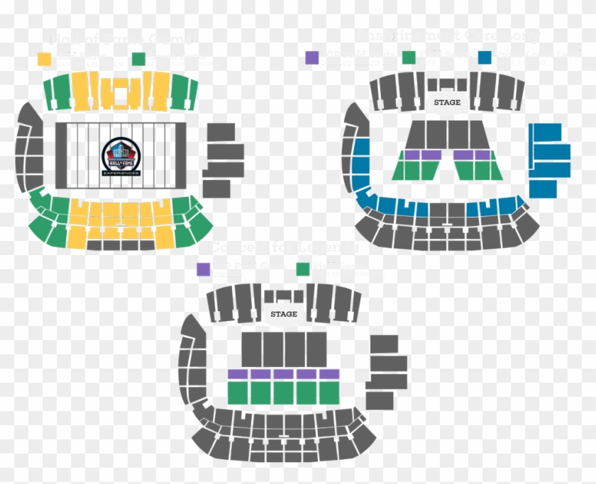 Tom Benson Hof Stadium Seating Chart