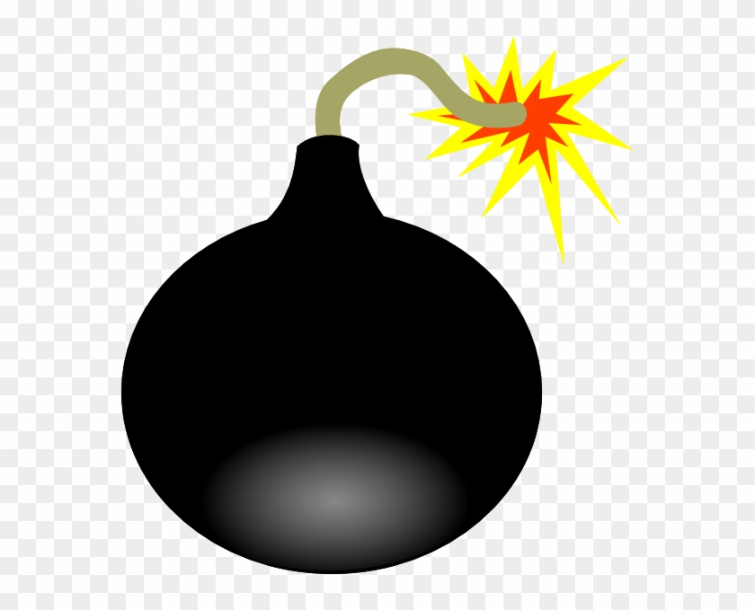 Bomb Clipart Boom - Clipart Bomb, HD Png Download - 570x599(#345828
