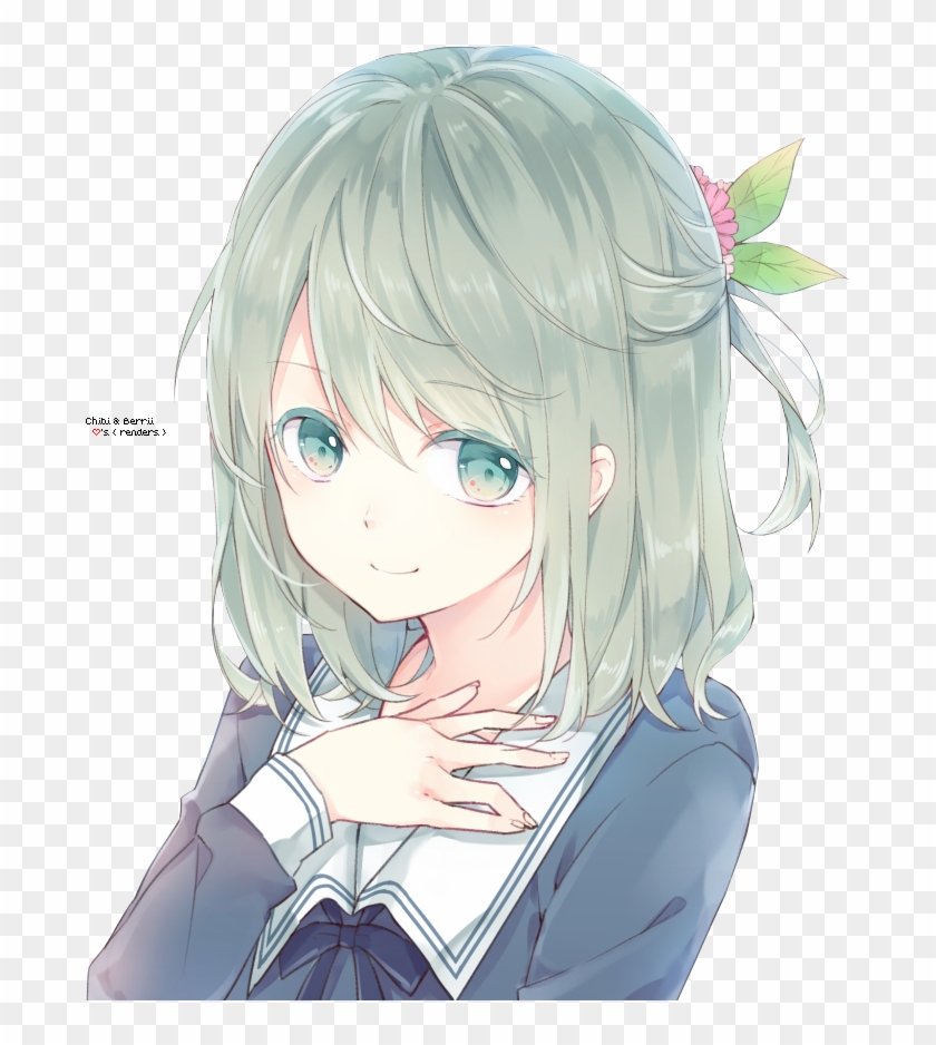 Anime Render Png - Chicas Anime Pelo Verde, Transparent Png -  742x880(#3421963) - PngFind