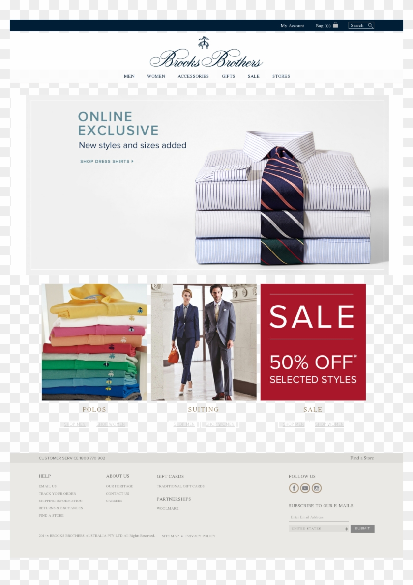 brooks brothers revenue