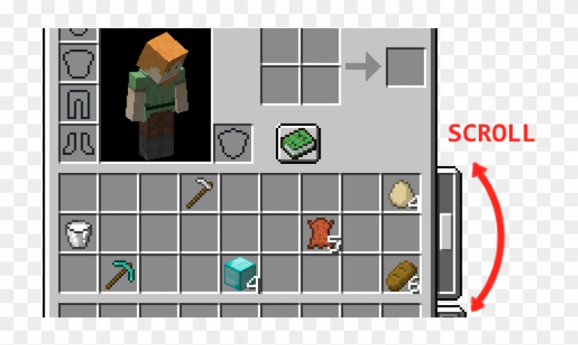 Expandable Inventory Mod For Minecraft Minecraft Empty Armor Slots Hd Png Download 740x4 Pngfind