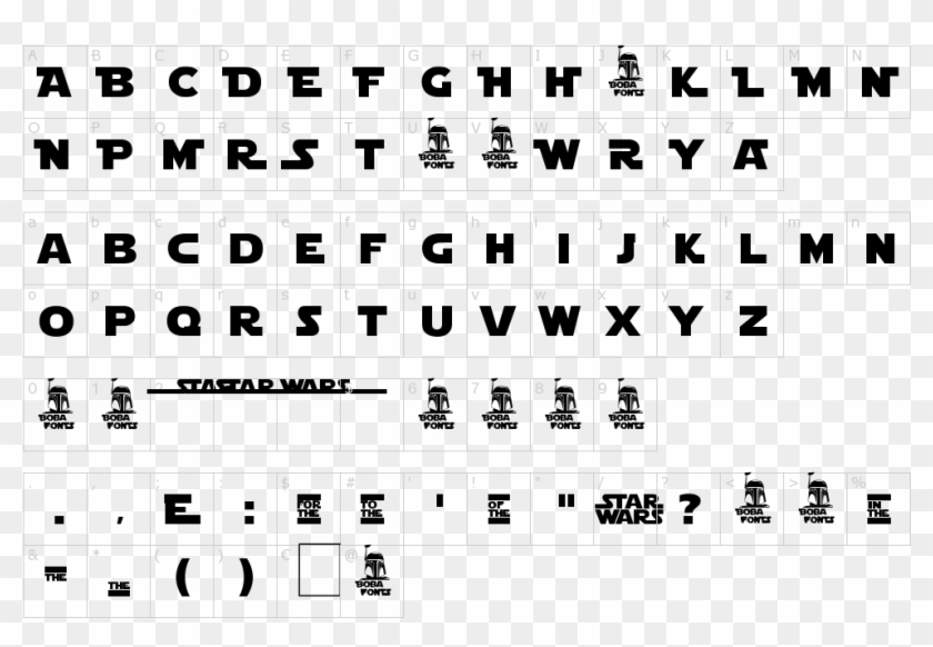 Star Jedi Font - Tipografia De Dragon Ball, HD Png ...