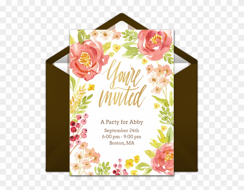 fall floral online invitation save the date hd png save the date online invitations