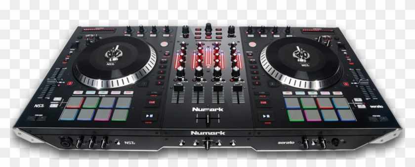 The Numark Ns7ii Is Like No Other Dj Controller On Dj Kontroleriai Hd Png Download 1000x356 Pngfind