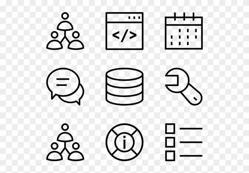 Productivity Icon Set - Cafe Icons, HD Png Download - 600x564(#3474369 ...