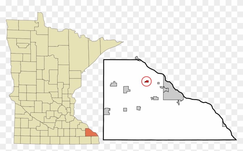 Rollingstone, Minnesota Map, HD Png Download 1200x733(3480263