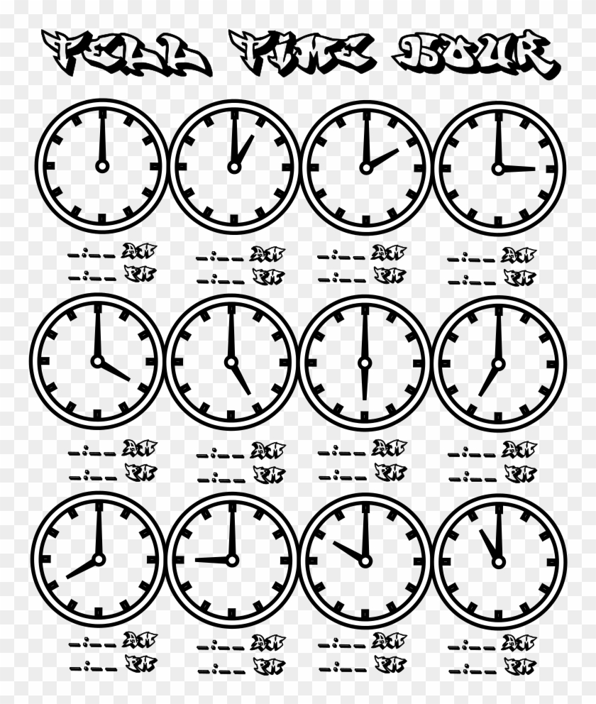 Clock Chart For Kids