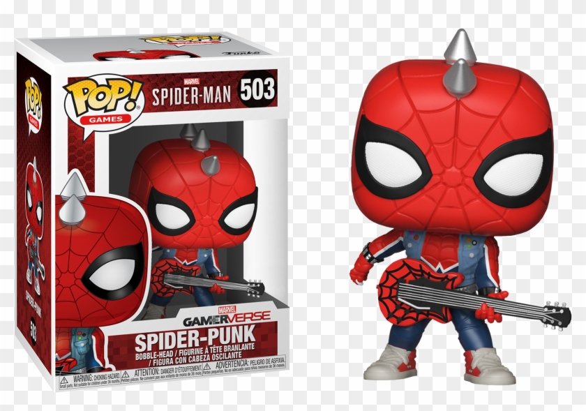 Marvel's Spiderman - Spider Punk Funko Pop, HD Png Download -  1602x1048(#3490048) - PngFind