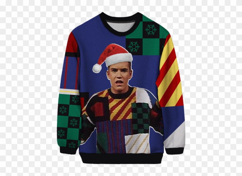 Zack Morris Unisex Saved By The Bell Christmas Sweaters Zack Morris Sweater HD Png Download 600x600 3495260 PngFind