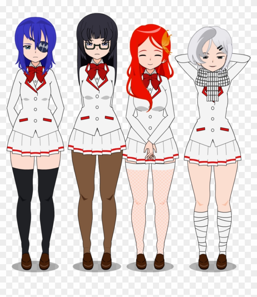 Yandere Simulator Kisekae The Student Council By Bubbymana Kisekae