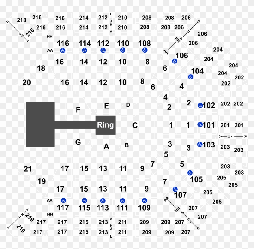 MGM Grand Seating Map