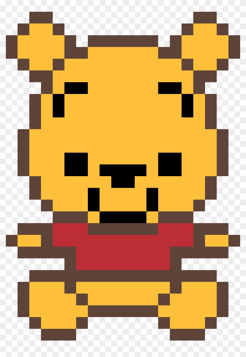 Winnie The Pooh Pixel Art Winnie L Ourson Hd Png Download 00x2800 Pngfind