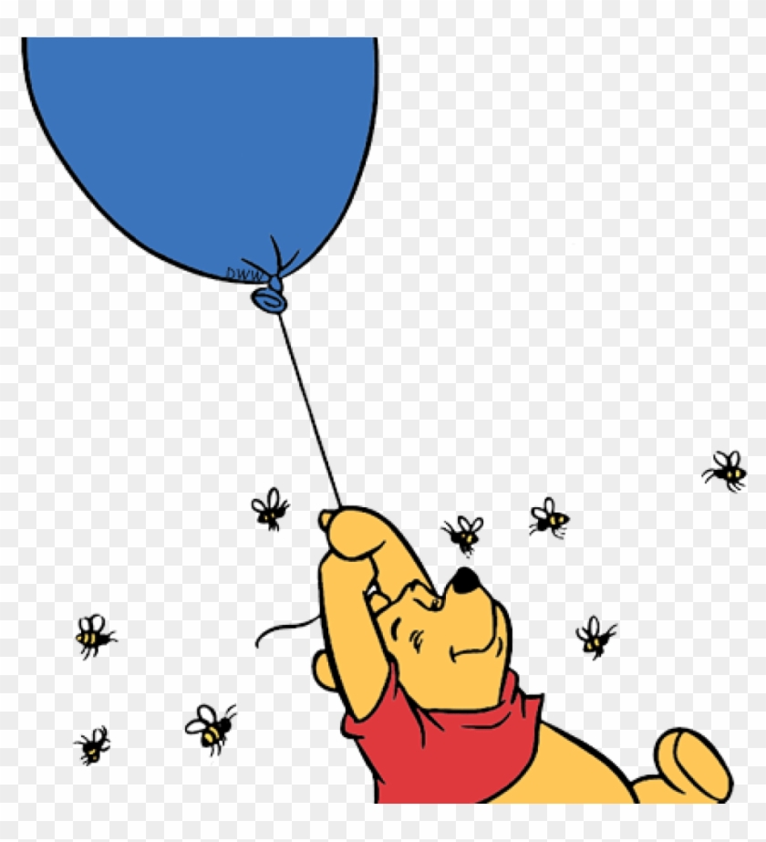 Download Classic Winnie Pooh Clipart Free - Winnie The Pooh And Balloon, HD Png Download - 1024x1024 ...