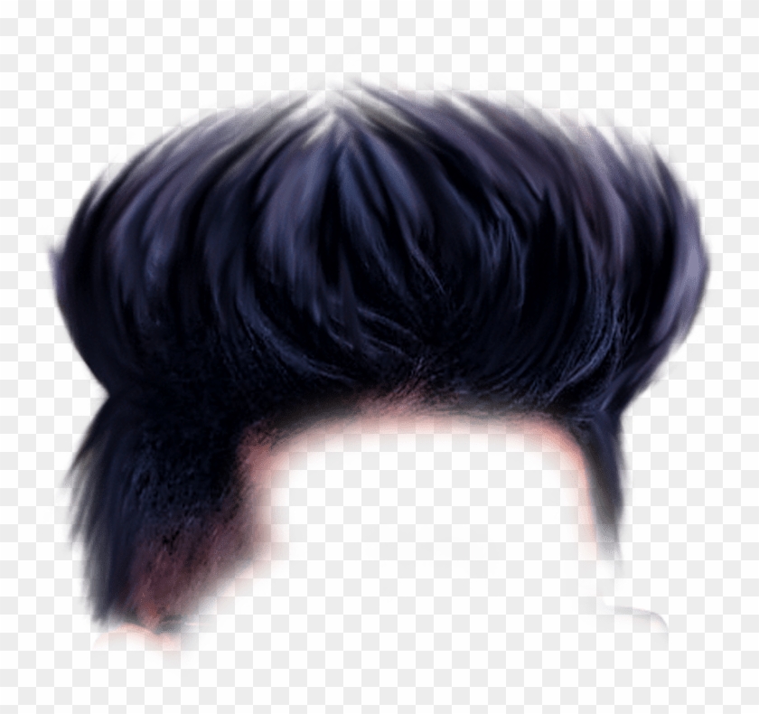 Hair Png - One Side Hair Png, Transparent Png - 992x788(#353758) - PngFind