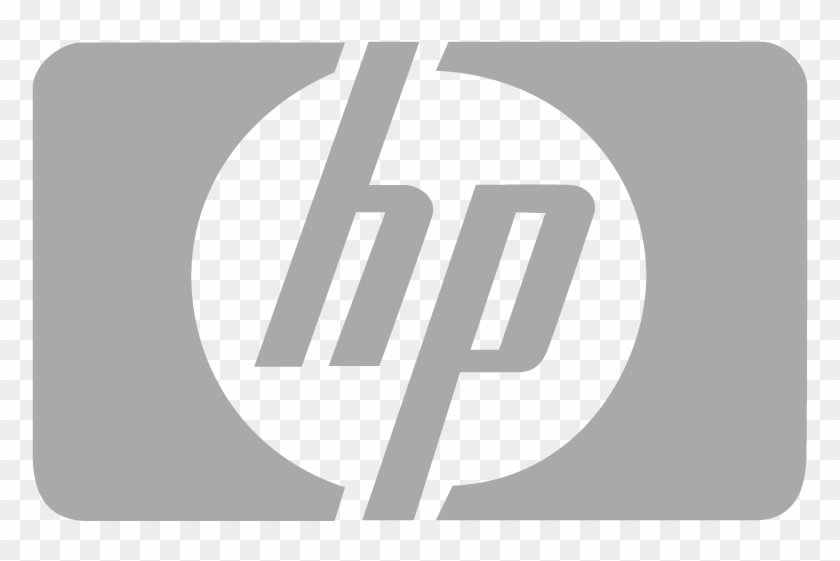 Hp Logo - Hp Logo Black And White Png, Transparent Png - 1280x800