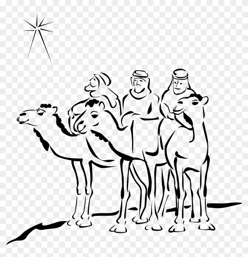 2011 11 28 - 3 Wise Men Drawing, HD Png Download - 3300x3271(#3505308 ...